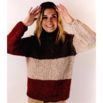 (2916 Colour Block Sweater)